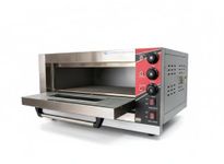 HG Electric Pizza Oven-16/24 Inch Stone-Fully Automatic with Inbuilt Light, Dual Temperature Controller, Timer | Commercial Countertop Pizza Maker for Restaurants, Cafes, Cloud Kitchen, Home