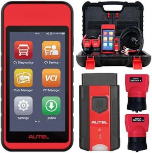 Autel Scanner MAXIDIAG MD600CV Heavy Duty Truck Scanner D-P-F Regen Full System Diesel Diagnostic Scan Tool Wireless Android Touchscreen Tablet for Truck Light Medium and Heavy Duty Truck Vehicle