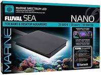 Fluval SEA Marine Nano LED Aquarium Lighting with Bluetooth, 20 Watts,Glass