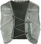 Salomon Active Skin 8 Compatible with Flasks Unisex Running Hydration Vest Hiking Trail , Precision Fit, 8L Precision Fit, and Optimized Storage, Green, L