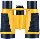 Vanstarry Compact Binoculars for Kids Bird Watching Hiking Camping Fishing Accessories Gear Essentials Best Toy Gifts for Boys Girls Children Toddler Waterproof 5X30 Optical Lens Including Compass