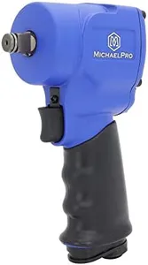 MichaelPro Air Impact Wrench, 1/2-Inch Drive Mini Air Impact Gun, 700 ft-lbs Max Torque Output, 10,000 RPM, Super Duty with Lightweight and Compact Design| MPA01037