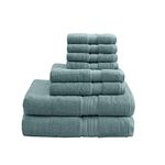 MADISON PARK SIGNATURE 800GSM 100% Cotton Luxurious Bath Towel Set Highly Absorbent, Quick Dry, Hotel & Spa Quality for Bathroom, Multi-Sizes, Dusty Green