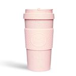 Neon Kactus Travel Coffee Cup | Reusable Coffee Cups with Lids | Coffee Travel Mug | Travel Cup Mug with Lid | Travel Coffee Mug | Travel Mugs for Hot Drinks | Portable Coffee Cup (Pink Flamingo)