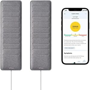 Withings Sleep Analyzer Bundle : Get a Special Pack of 2 Clinically Validated under-Mattress Sleep Trackers with Sleep Apnea Detection and Sleep Cycle Analysis [Amazon Exclusive]
