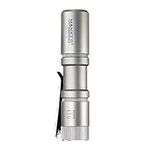 Manker E05 II (Titanium Alloy-Bead Blasted, Cool White Version, 6500K) Compact EDC Flashlight, High Density LED 1300 Lumens, 14500 or AA Battery, IPX8 Waterproof (Excluded Battery)