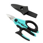 C.Jet 7" Stainless Professional Electrician Scissors Multi-Grip Design Aluminium Copper Soft Cable