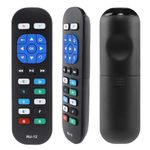 Universal Infrared Remote Control Replacement for Roku Box, YiBiChin RU-12 Fit for Now TV Box, for Player with IR Receiver, with 12 Shortcut Keys [NOT for Stick or Built-in TV]