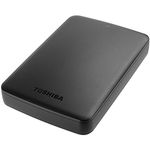 Toshiba Canvio Basics 3TB Portable External Hard Drive 2.5 Inch USB 3.0 - Black - HDTB330EK3CA