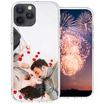 PRUIE Custom Phone Cases for iPhone, Customize Your Own Picture, Personalized Xmas Gift for Couples, Friends, Family, Compatible with iPhone 11 12 13 14 Pro Max X XR, Samsung S20 S21 Note 20 21 Ultra