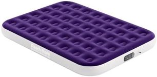 REACH HOPE Air Mattress Queen Size with Built-in Pump Firm Support Quick Self Inflatable Air Bed with Manual Inflation Valve for Home Guest Camping Travel (80L*60W*10H, Purple)