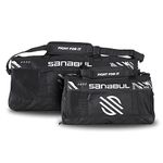 Sanabul Lab Series Mesh Duffel Gym Bag (Black/White, Standard)