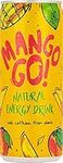 Mango GO! - The Mango Natural Energy Drink - 12 x 250ml - Vegan - New - Plant-Based - Natural Energy - Natural Caffeine Drink - Healthy Energy Drink - Pick ME UP Before You GO GO!