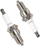 ANPTGHT F7TC Spark Plug for GCV160 GCV190 GX120 GX160 GX200 GX240 GX270 GX340 GX390 Generator Lawnmower Tractor Rototiller Water Pump Go Kart Mini Bike Tillage Polishing Machine（2pcs）