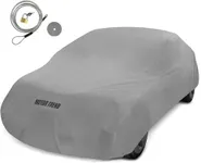 Motor Trend 4-Layer 4-Season Waterproof Car Cover All Weather Water-proof Outdoor UV Protection for Heavy Duty Use Full Cover for Cars Up to 228"