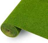 CP138 Artificial Model Grass Mat Trains Grass Green 40x100cm or 15.7''x 39'' for Decoration Kids Craft Scenery Model DIY