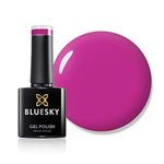 Bluesky Gel Nail Polish, Barbie A035, Bright Hot Pink, Long Lasting, Chip Resistant, 10 ml (Requires Drying Under UV LED Lamp)