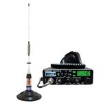 CB radio station kit President WALKER II ASC + CB antenna PNI ML70, length 70cm, 26-30MHz, 200W