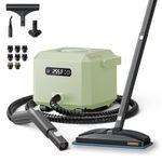 Steam Cleaner: 50s Fast Heat-up Steamer for Home Floor Bed Car Detailing Cleaning Green
