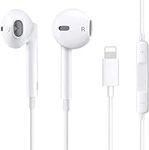 Lightning Headphones[Apple MFi Certified]Wired iPhone Earphones In-Ear iPhone Headphones(Built-in Microphone & Volume Control) Earbuds Compatible with iPhone 14/14 Plus/13Pro Max/12 Pro/11/X/XS/XR/7/8