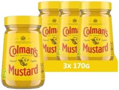 Colman's Original English Mustard, mostaza inglesa finamente molida (3 Piezas (3 x 170g))