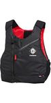 Crewsaver Pro 50N Chest Zip Kayak Dinghy PFD Buoyancy Aid for Watersports Black Red - Size - M-L