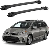 CHEINAUTO Roof Rack Cross Bar Fit for 2011-2020 Toyota Sienna, Heavy Duty Steel Sienna Cross Bars for Rooftop Cargo Carrier Bag Basket Kayak Canoe Bike Snowboard