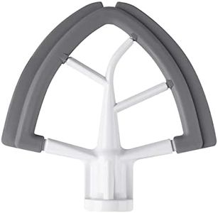 Flex Edge Beater for KitchenAid Mixer 4.5/5 Quart Tilt-Head Stand Mixers, Mixer Paddle Attachment with Flexible Silicone Edges Bowl Scraper, Paddle Replacement Accessories