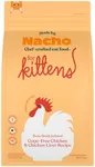 Made by Nacho Premium Dry Kibble Infused with Bone Broth 4lb bag Cat Food (Kitten Cage-Free Chicken and Chicken Liver)