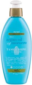 Ogx Flexible Control Shine + Hydrate Argan Oil Of Morocco Tame & Shine Cream For Frizzy Hair 177mL|hydrates hair, control fizz, flyaways & define strands