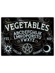 Grindstore Vegetables Ouija Glass Rectangular Chopping Board