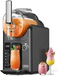 WETIE Slushie Machine, 82oz Slushy Maker with Adjustable Temperature, LED Display, Auto-Clean, 5-in-1 Frozen Drink Maker for Ice Cream, Frappés, Milkshake, Frozen Margaritas, 24H Running for Home