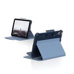 Urban Armor Gear U by [U] Lucent Case Apple iPad Mini 6 Case (2021/6th Generation) [Stand Function, Wake/Sleep, Magnetic Front Flap, Apple Pencil Holder] Cerulean (Clear), 12328N315858