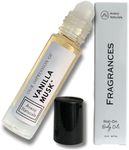 Avany Naturals Vanilla Musk Perfume Oil - Layering Fragrances, Unisex Perfumes for Women & Men, Travel Size Perfume, Roll On Cologne, Alcohol-Free Fragrance (Vanilla Musk)