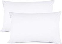 Hachette Pillow Cases 2 Pack Egyptian Cotton 200 Thread Count (White)