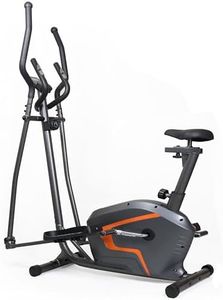 Kobo Elliptical Cross Trainer for Home with 5 Kg Flywheel | Full Body Cardio Workout Machine | Adjustable Resistance | LCD Display | Max User Weight 120 Kg | Silent Belt Drive