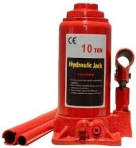 HyperTrex 10 Ton Hydraulic Bottle/Car Jack for Stepney/Hydraulic (10000 kg) Vehicle Jack (10000 kg) (10 Ton)
