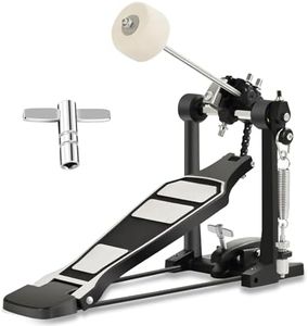 Bass Drum Pedal, Kick Drum Pedal with Adjustable for Enhanced Speed and Control - Perfect for Metal, Rock, and Jazz Drummers - Durable Construction for Long-Lasting Performance ﻿