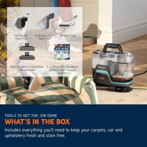 Vax SpotWash Pet Spot Cleaner – Portable Carpet & Upholstery Cleaner