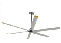 EUROKRAFT HVLS Ceiling Fan Ultra-Quiet Strong Airflow Cooling Size: 10 Ft Diameter