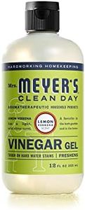 Mrs. Meyer's Gel Vinegar Cleaner, Hard Water Stain Remover and Tough on Other Household Cleaning Needs, No Rinse Necessary, Lemon Verbena, 12 Fl Oz Bottle