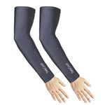 TEKCOOL Arm Sleeves for Men & Women UV Protection Hand Sleeves-Grey