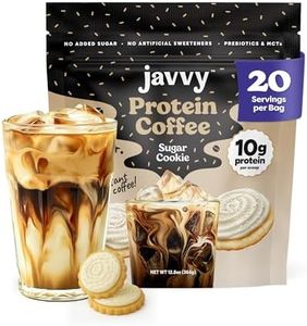 Sugar Cookie Protein Iced Coffee - Premium Whey Protein & Instant Iced Coffees - 100% Natural Cold Brew Coffee - Zero Artificial Flavors & Sweeteners, 80 mg Caffeine, 0g of Sugar, 20 Servings