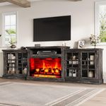 LUXOAK 97" Farmhouse TV Stand with