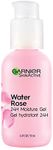 Garnier SkinActive Water Rose 24H Moisture Gel with Rose Water and Hyaluronic Acid, Face Moisturizer, For Normal to Combination Skin, 2.4 Fl Oz