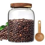 Foyofly Glass Coffee Storage Jar wi