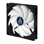 ARCTIC F14-140 mm 140 mm Case Fan, quiet motor, Computer, Low Noise, Fan Speed: 1350 RPM - Black, White