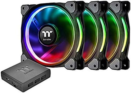 Thermaltake Riing Plus 12 RGB Tt Premium Edition 120mm Software Enabled Case/Radiator Fan -Triple Pack- CL-F053-PL12SW-A