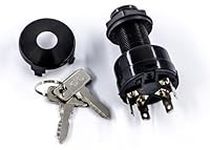 WHITE HAND Golf Cart Ignition Switch with 2 Keys 4 Pin Club Car Precedent 2004‑UP Gas Models Replaces OEM 102515101