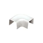 White Trunking Outdoor Protective Covering for Air Conditioning Systems (Flat Curve 80mm x 60mm)